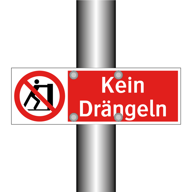Kein Drängeln