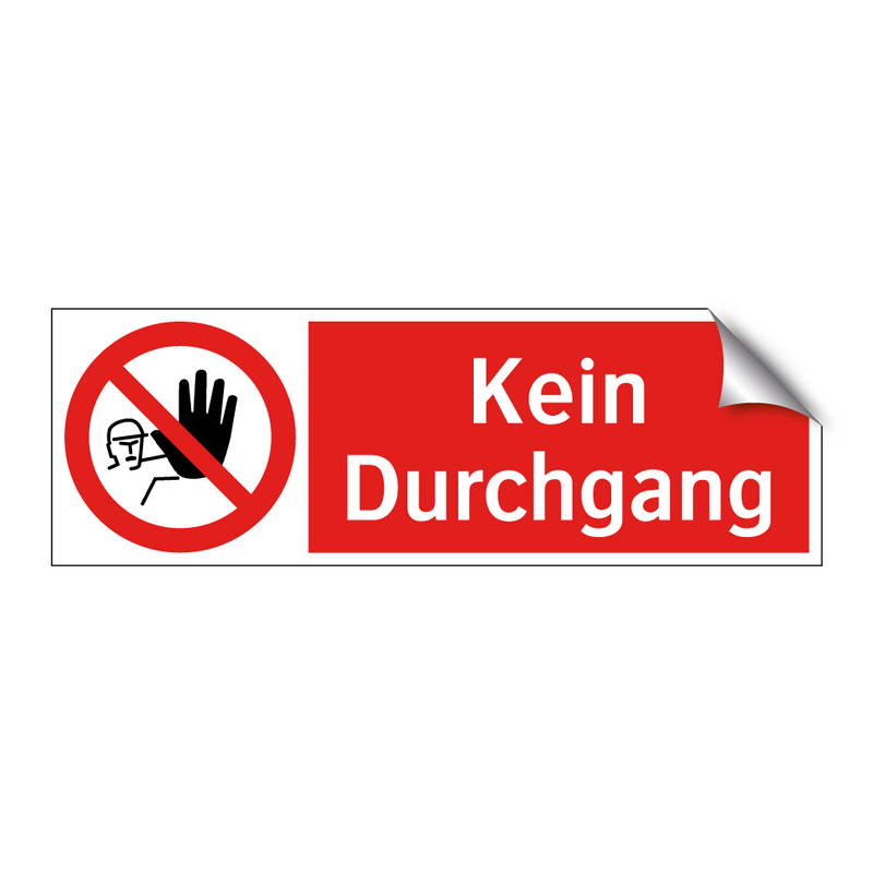 Kein Durchgang