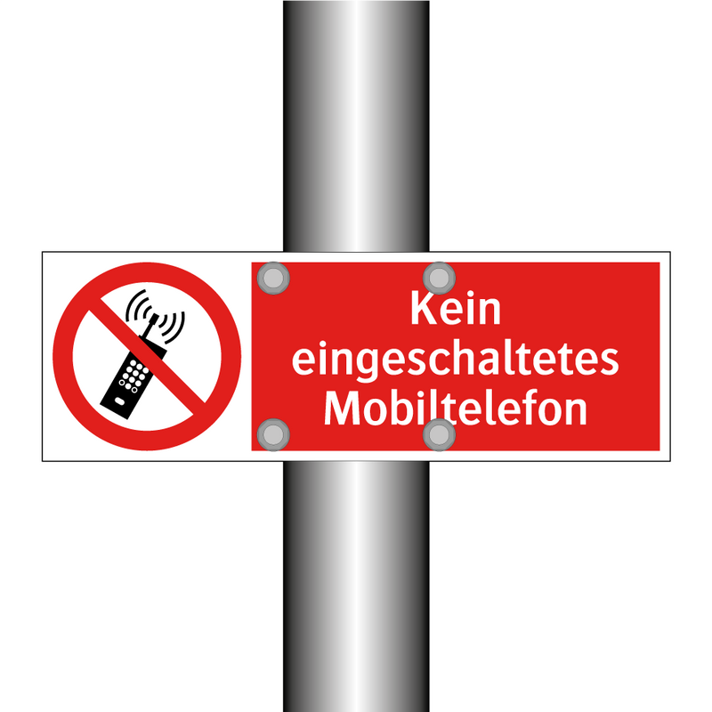 Kein eingeschaltetes Mobiltelefon