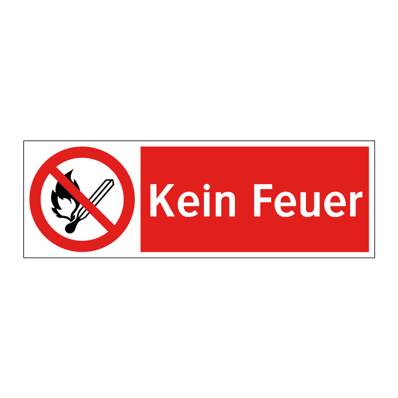 Kein Feuer