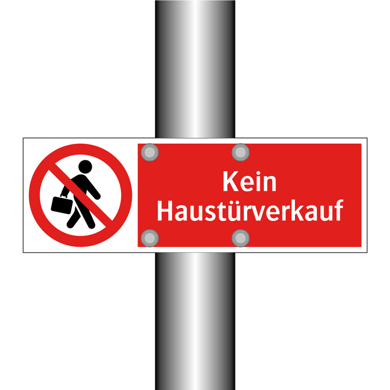 Kein Haustürverkauf