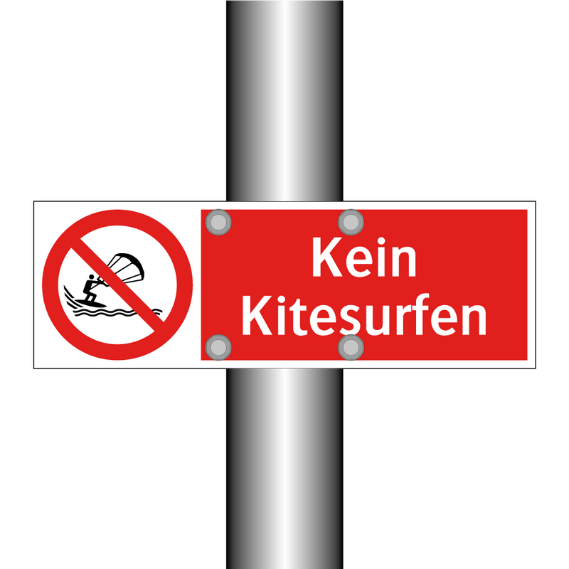Kein Kitesurfen
