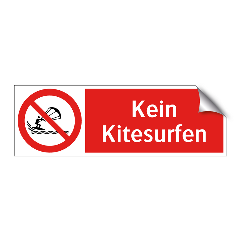 Kein Kitesurfen