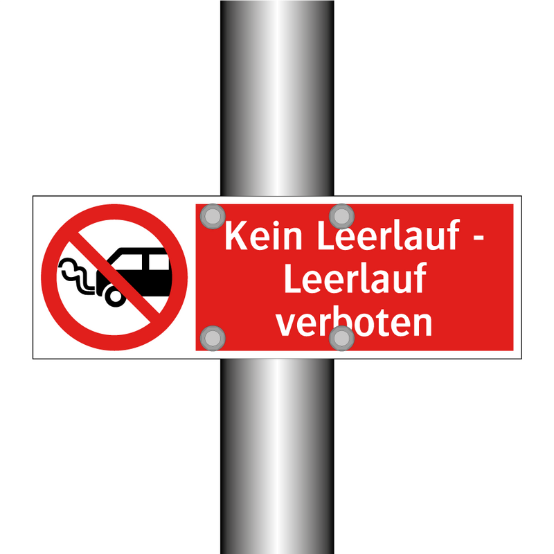 Kein Leerlauf - Leerlauf verboten