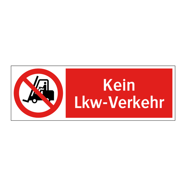 Kein Lkw-Verkehr