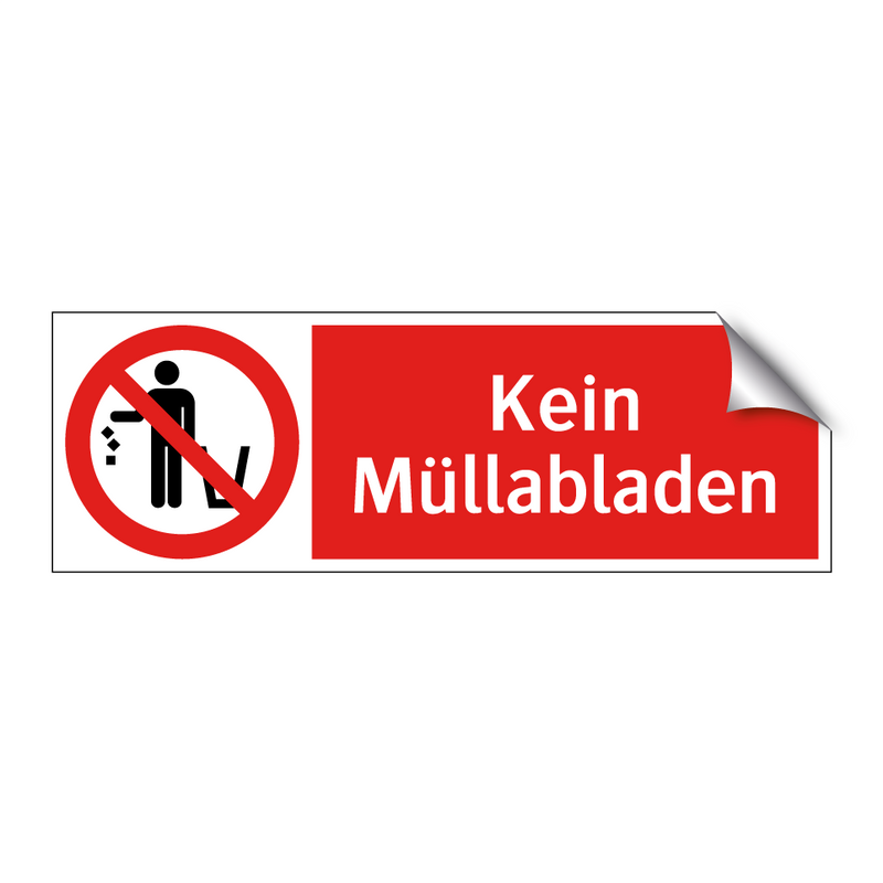 Kein Müllabladen