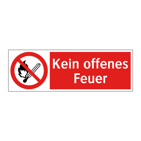 Kein offenes Feuer