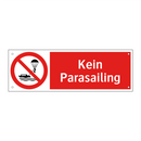 Kein Parasailing