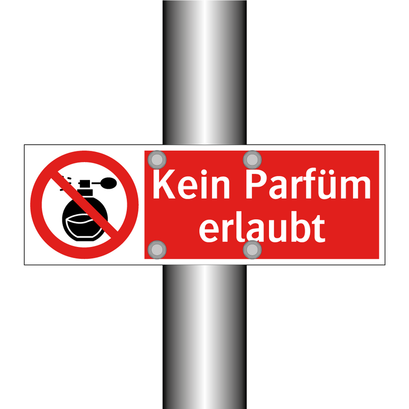 Kein Parfüm erlaubt