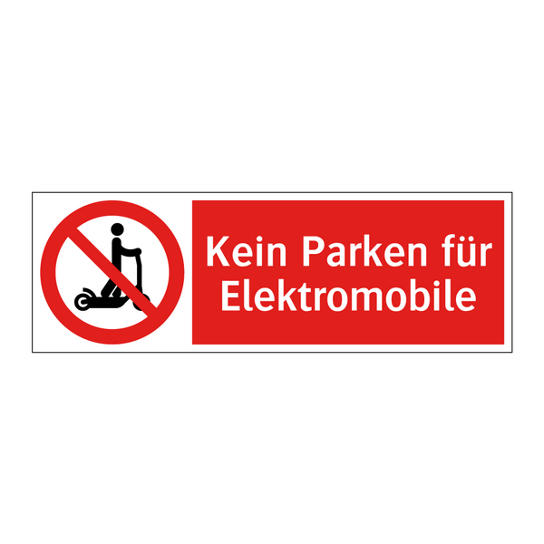 Kein Parken für Elektromobile