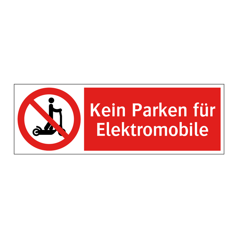 Kein Parken für Elektromobile