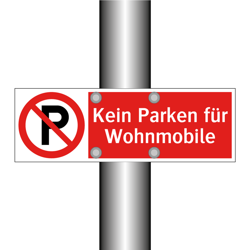 Kein Parken für Wohnmobile