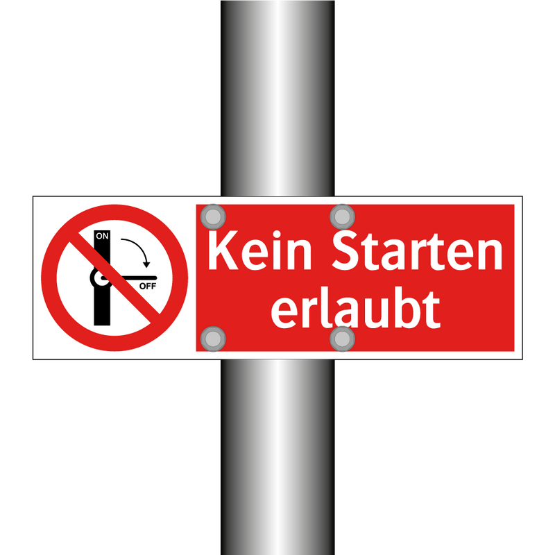 Kein Starten erlaubt
