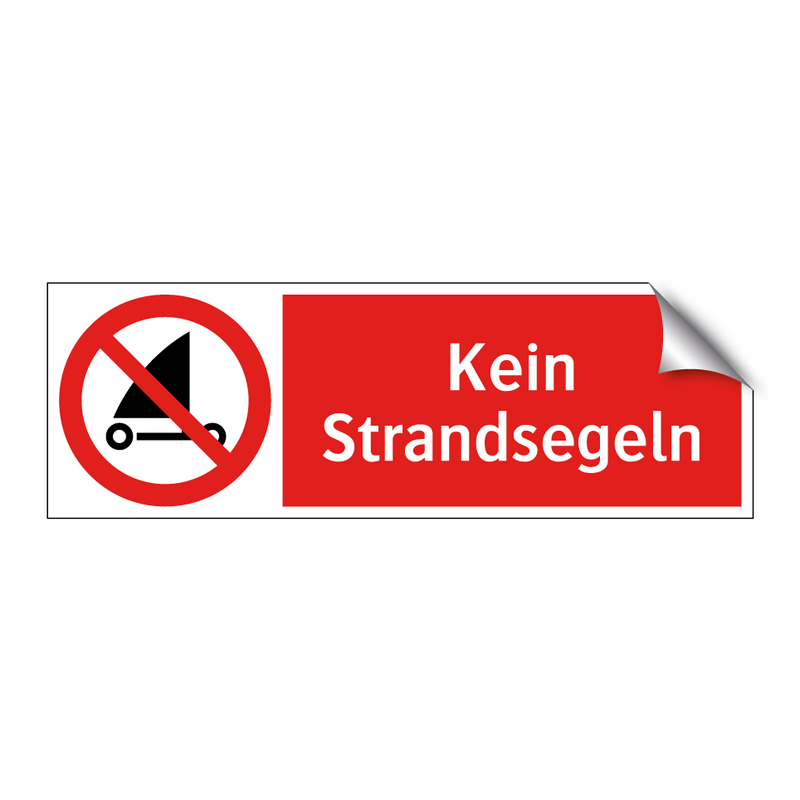 Kein Strandsegeln