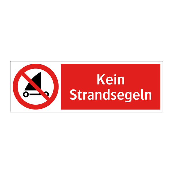 Kein Strandsegeln