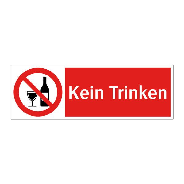 Kein Trinken