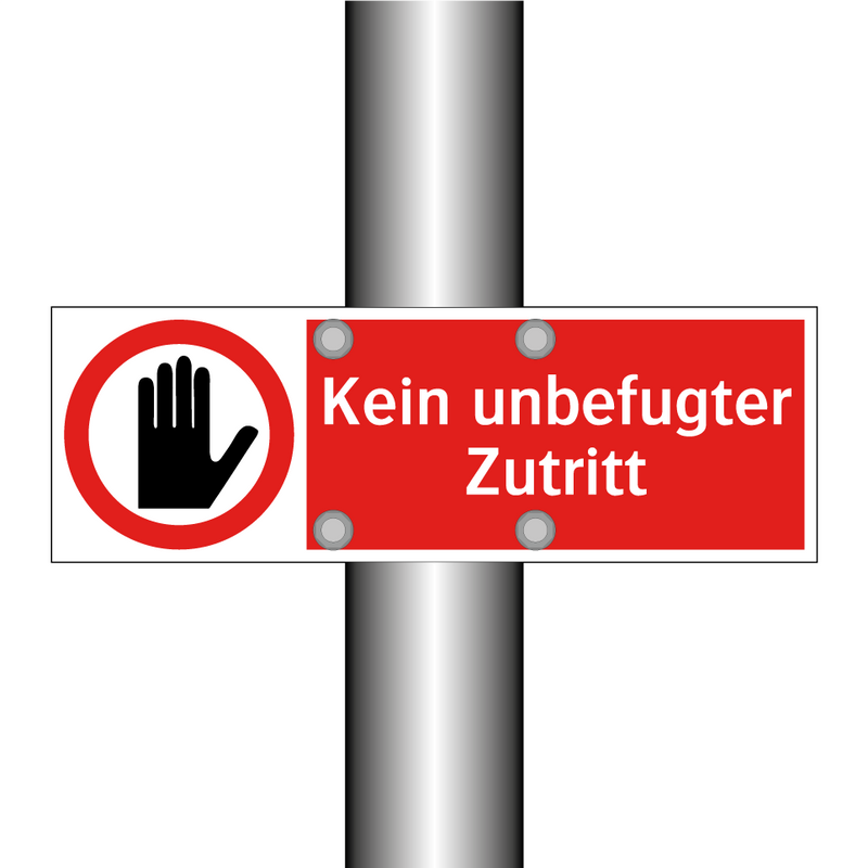 Kein unbefugter Zutritt