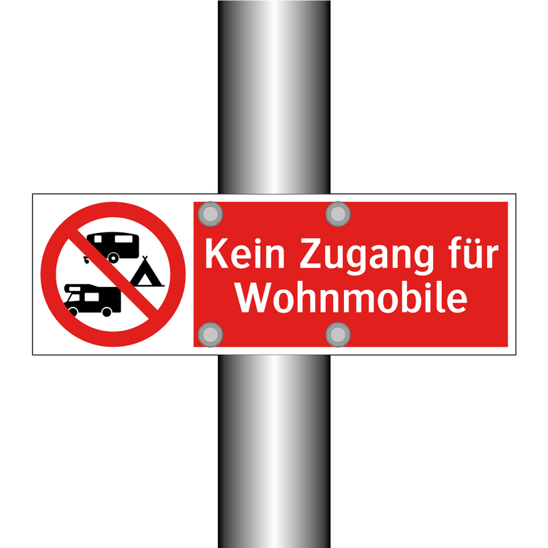 Kein Zugang für Wohnmobile