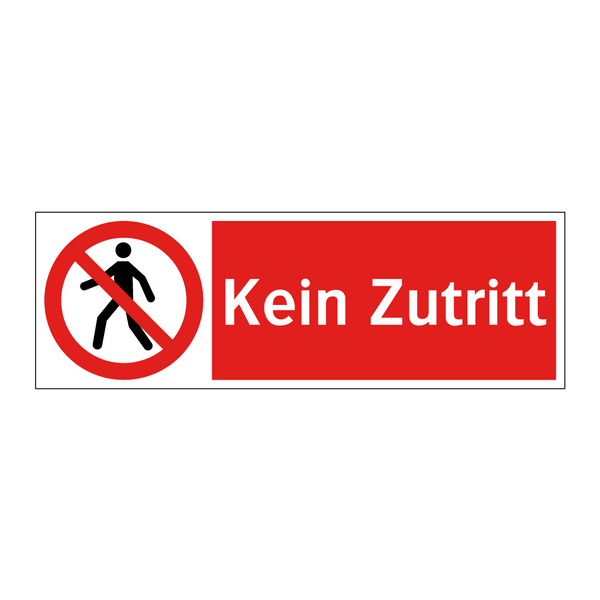 Kein Zutritt