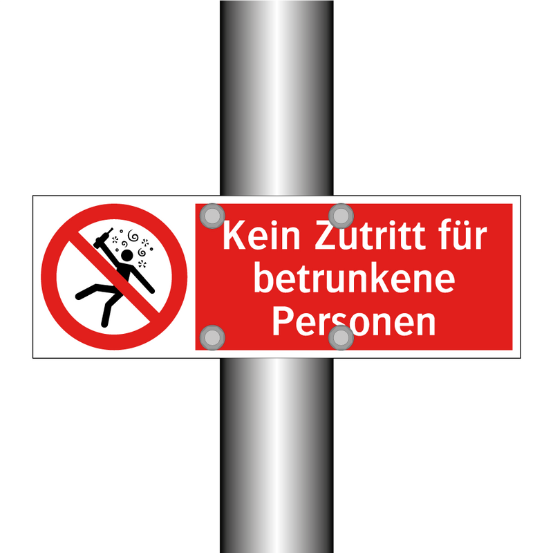 Kein Zutritt für betrunkene Personen