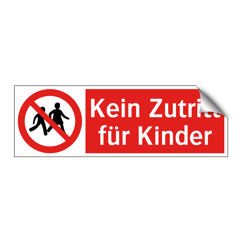 Kein Zutritt für Kinder