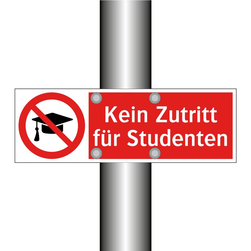 Kein Zutritt für Studenten