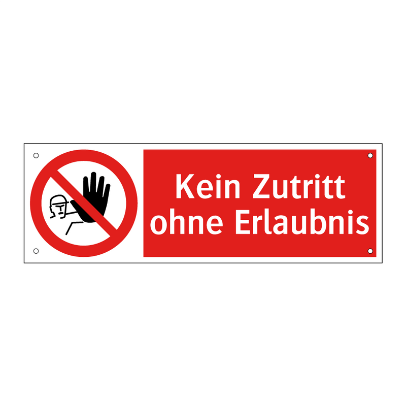 Kein Zutritt ohne Erlaubnis
