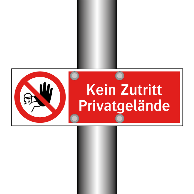 Kein Zutritt Privatgelände