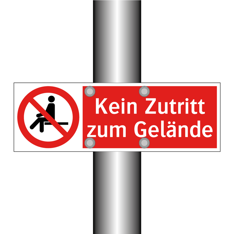 Kein Zutritt zum Gelände