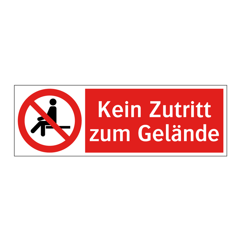 Kein Zutritt zum Gelände