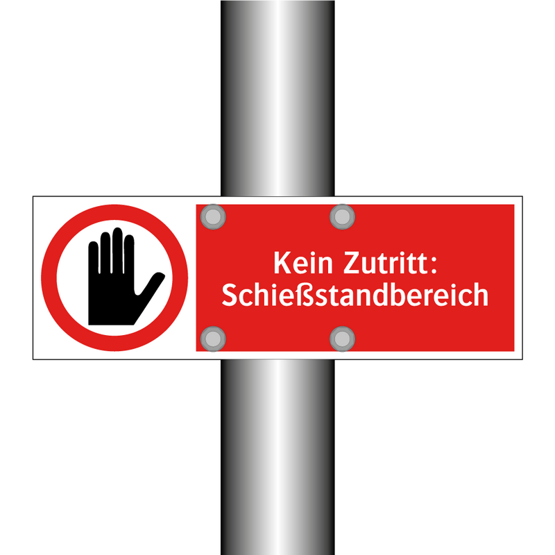 Kein Zutritt: Schießstandbereich