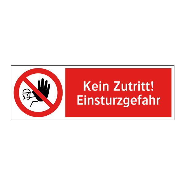 Kein Zutritt! Einsturzgefahr