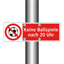Keine Ballspiele nach 20 Uhr