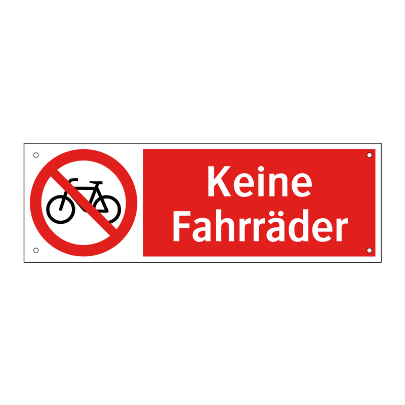 Keine Fahrräder