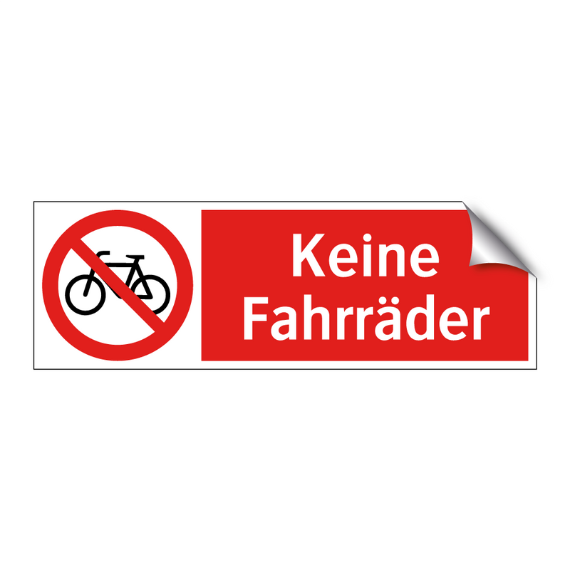 Keine Fahrräder