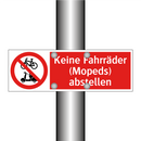 Keine Fahrräder (Mopeds) abstellen
