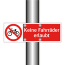 Keine Fahrräder erlaubt
