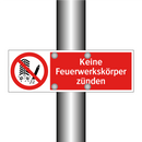 Keine Feuerwerkskörper zünden