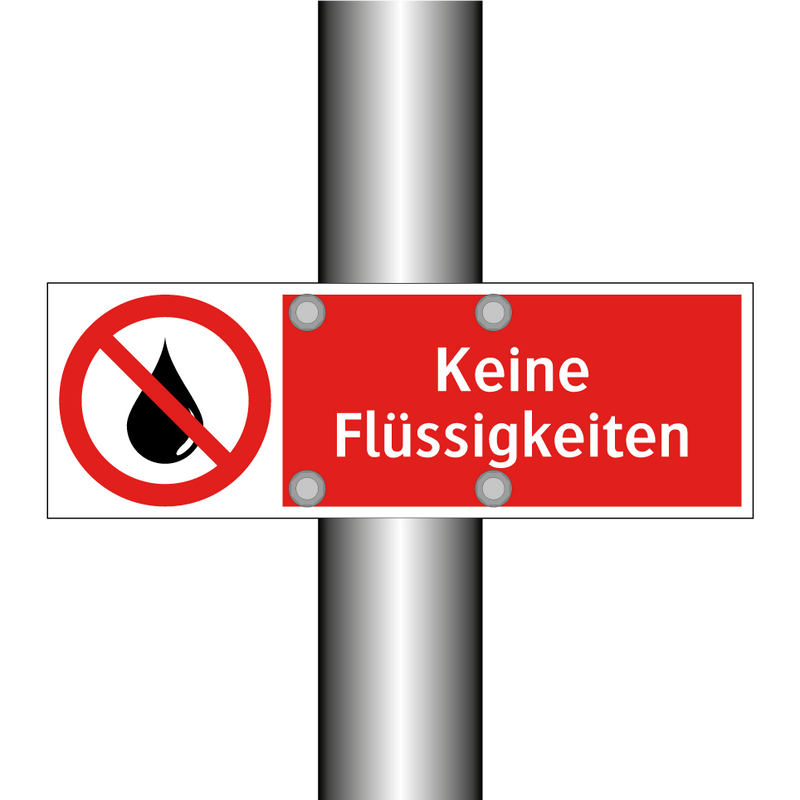 Keine Flüssigkeiten