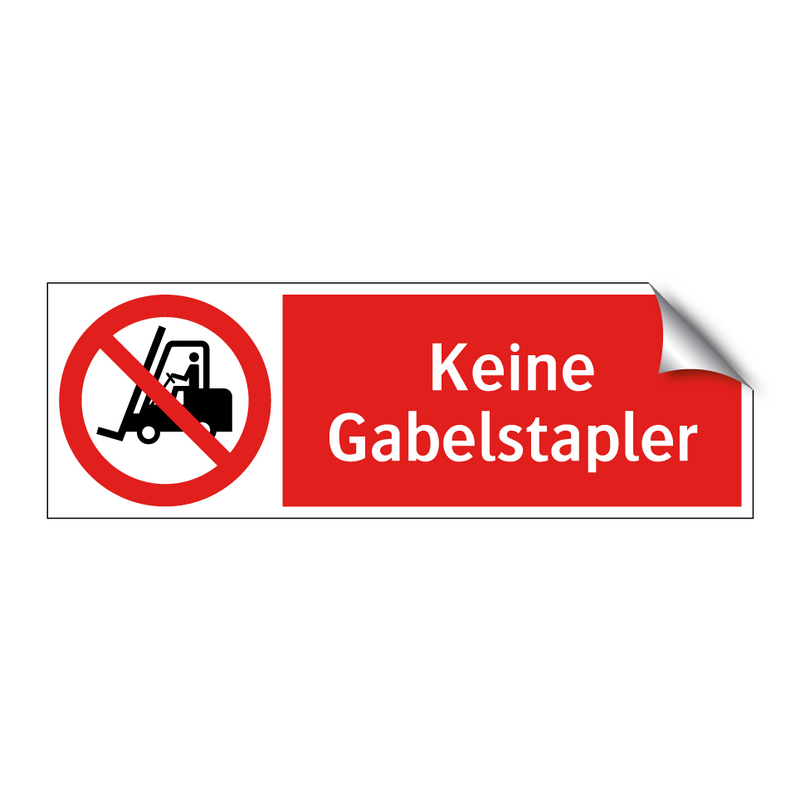 Keine Gabelstapler