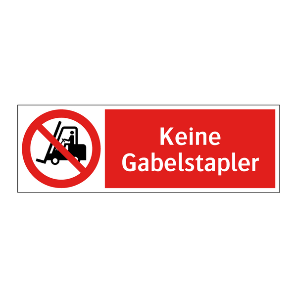 Keine Gabelstapler