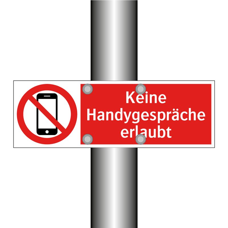 Keine Handygespräche erlaubt