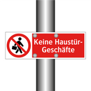 Keine Haustür- Geschäfte