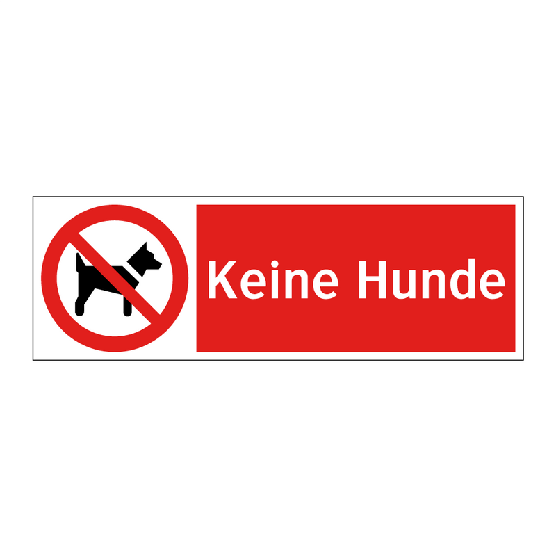Keine Hunde
