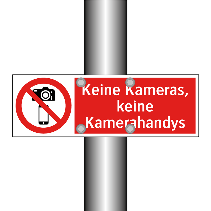 Keine Kameras, keine Kamerahandys