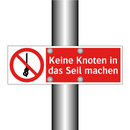 Keine Knoten in das Seil machen