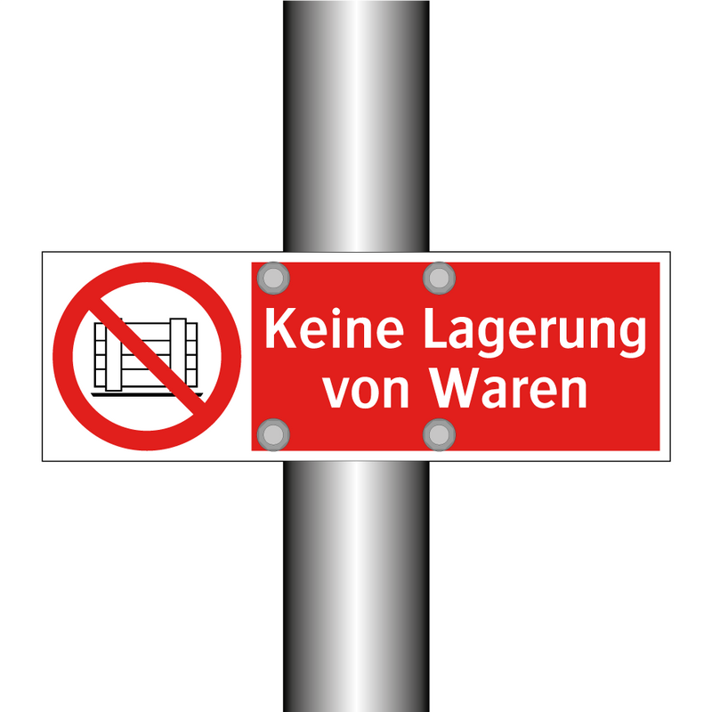 Keine Lagerung von Waren