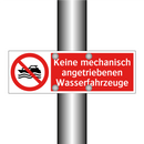Keine mechanisch angetriebenen Wasserfahrzeuge
