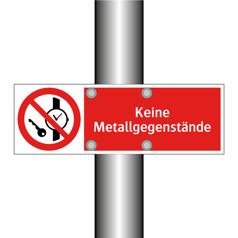 Keine Metallgegenstände