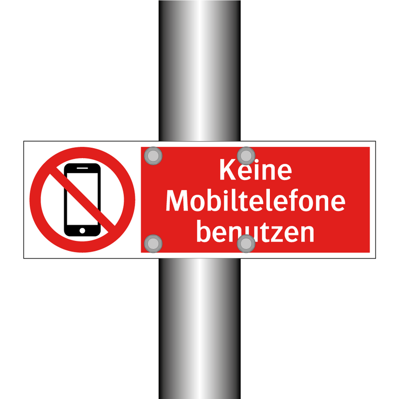 Keine Mobiltelefone benutzen